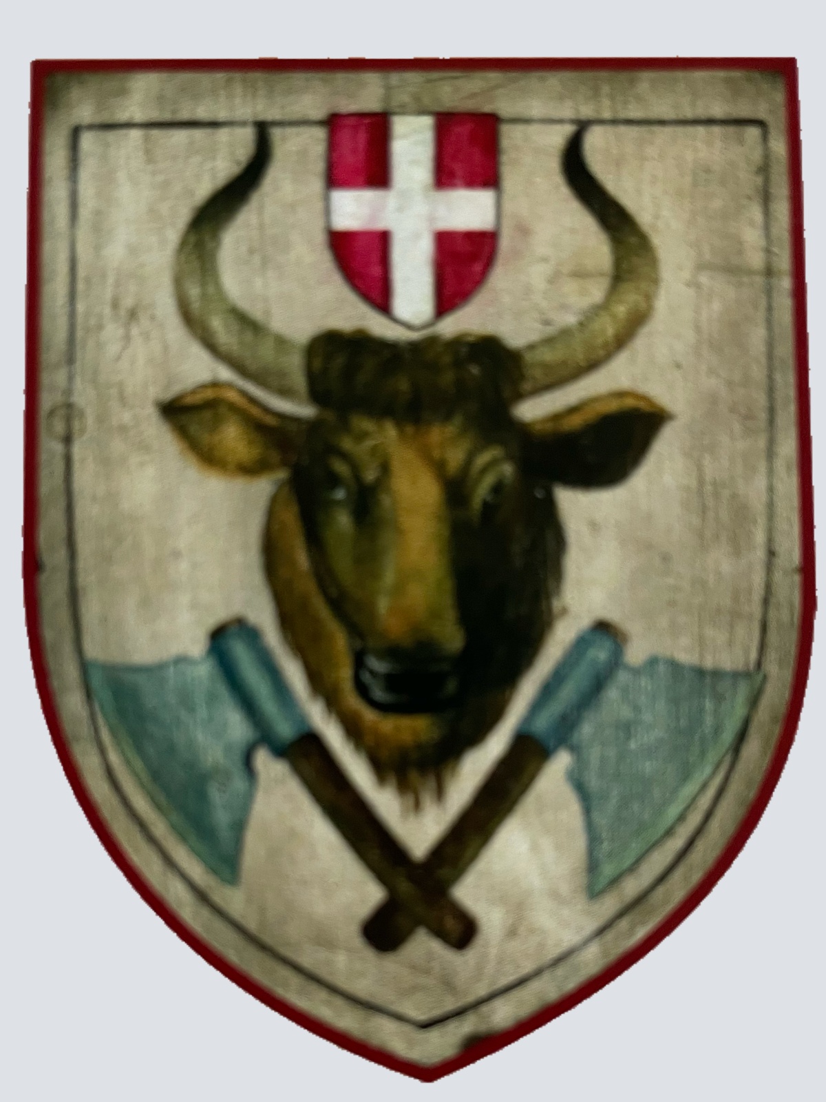 Nostalgie Holzschild Fleischhauer Wappen Beruf Österreich Schild