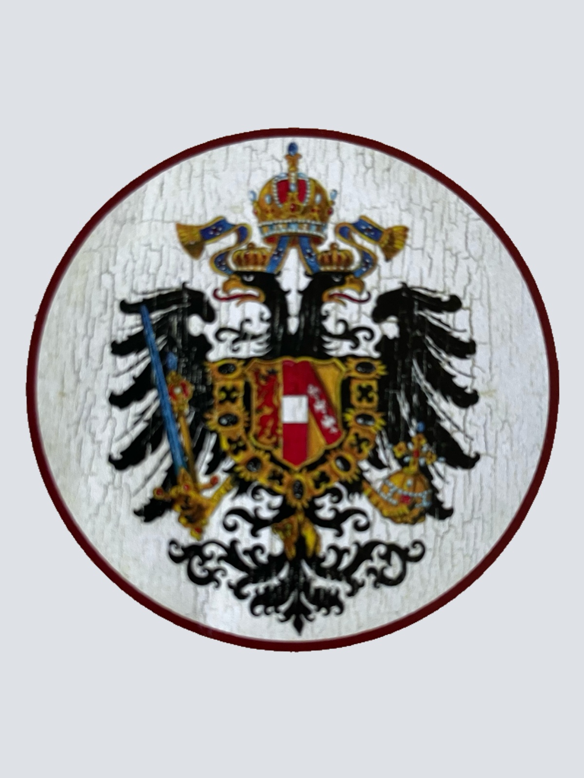 Nostalgie Holzschild Österreich Doppeladler Wappen Schild