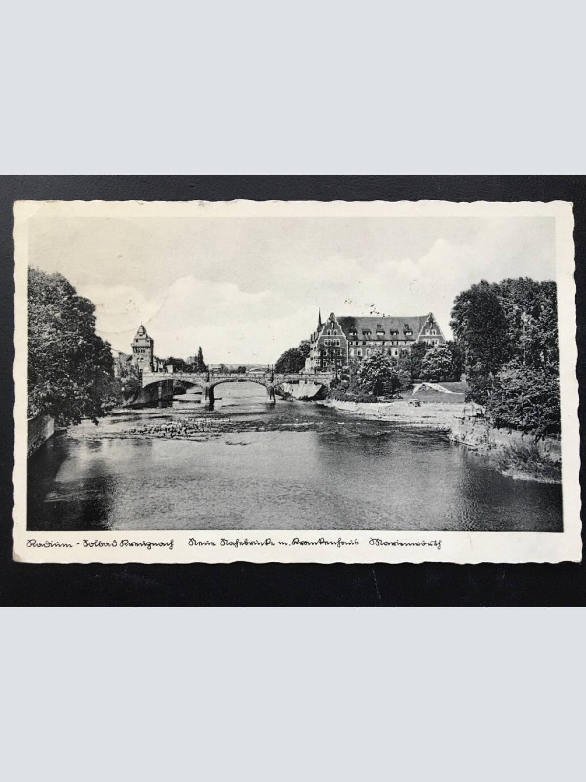 Radium Solbad - Kreuznach - Brücke Krankenhaus Marienwörth Deutschland 400339 D