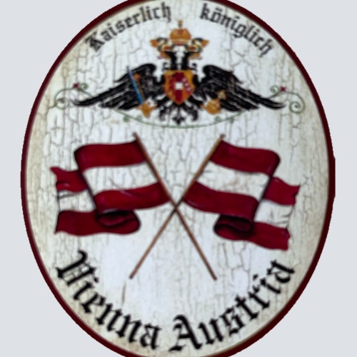 KuK Nostalgie Holzschild Vienna Austria Wien Österreich Flagge Fahne Schild