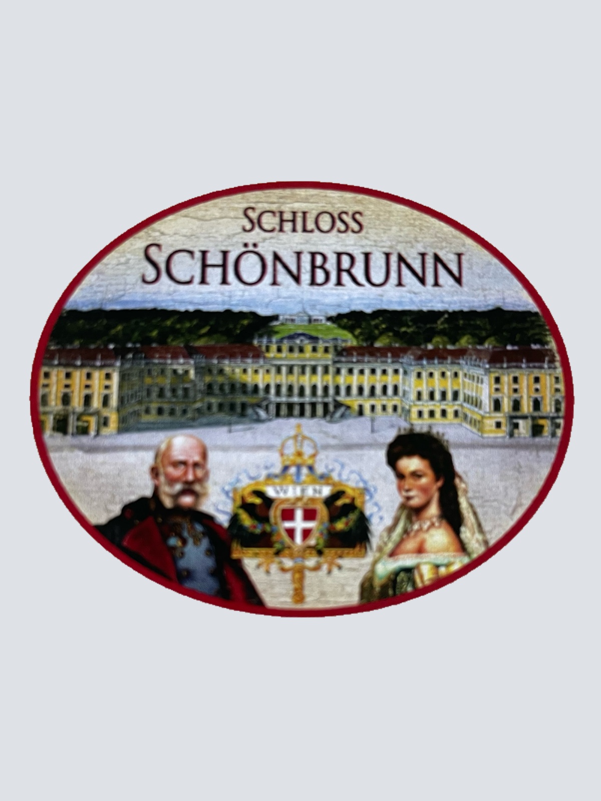 KuK Nostalgie Holzschild Schloß Schönbrunn Kaiser Franz Josef Sisi Wien Ö Schild