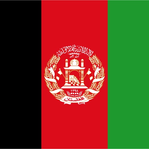 Schild Flagge Afghanistan Afghanische Fahne 12x18 / 20x30 / 30x40 Blech od. Holz