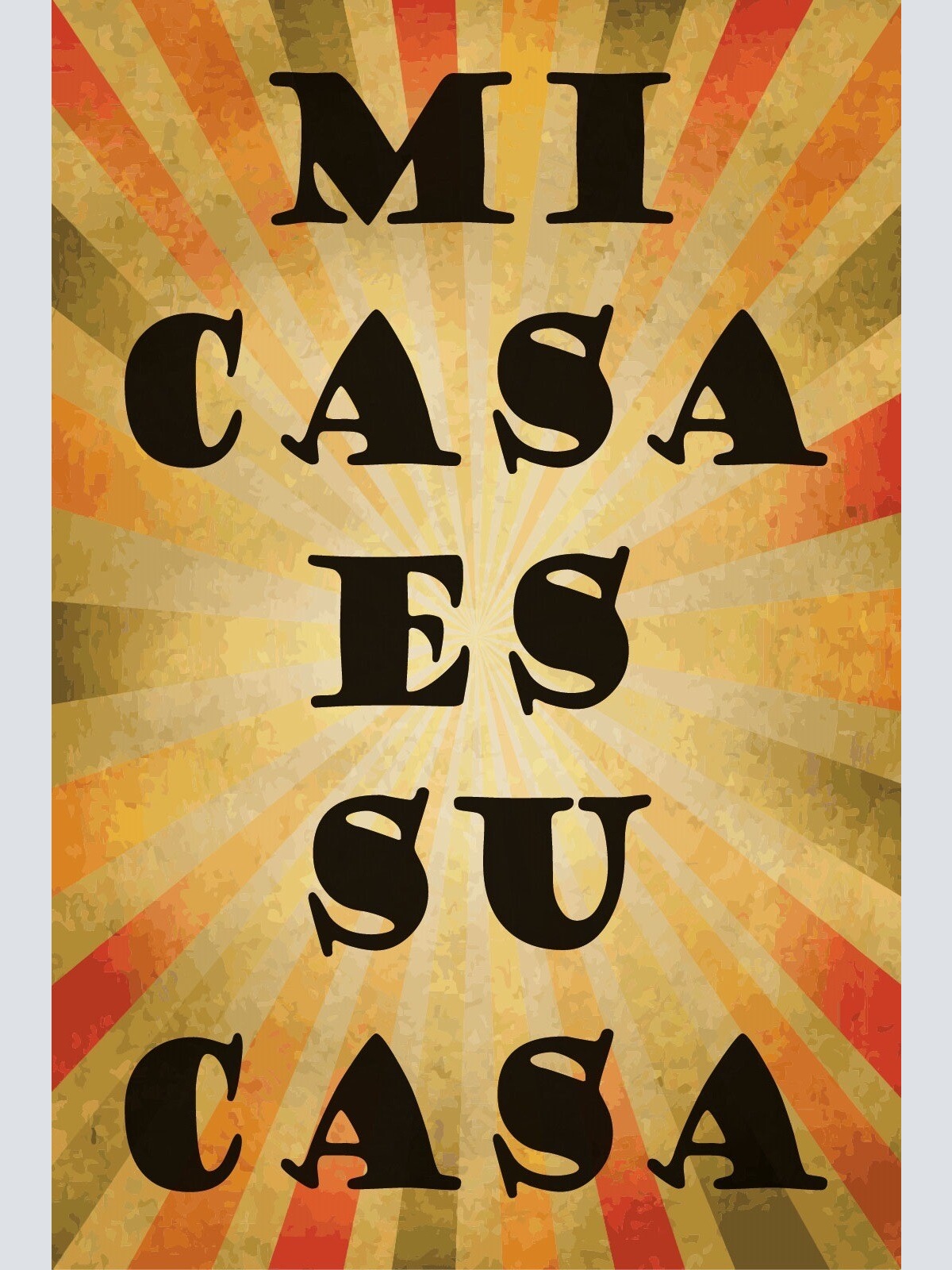 Schild Mi casa Haus Heim Zuhause Wohnung 12x18 / 20x30 / 30x40 Blech od. Holz