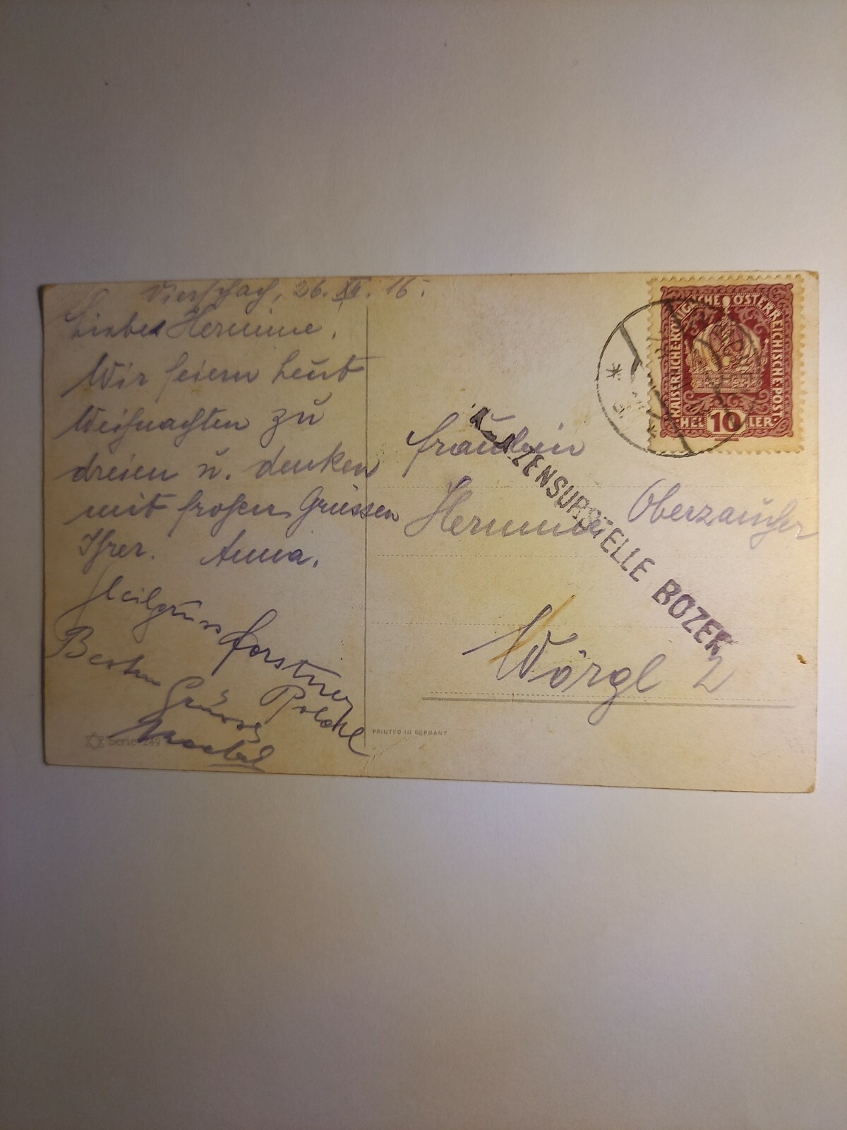 Künstlerkarte 140378 GR