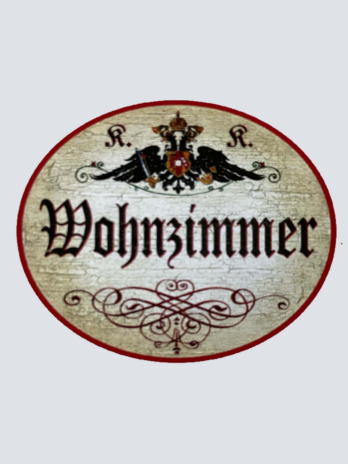 Kuk Nostalgie Holzschild Wohnzimmer Wohnung Wohnraum Wohnen Haus Schild