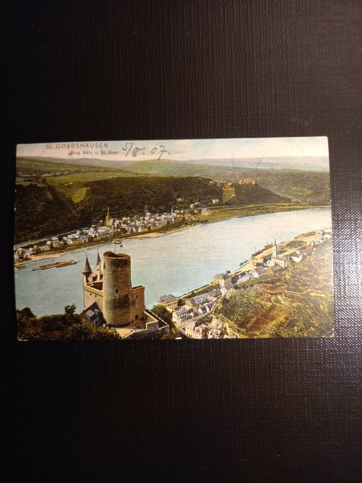 St.Goarshausen Burg Katz u.St.Goar 410422 gr C