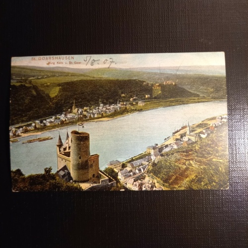 St.Goarshausen Burg Katz u.St.Goar 410422 gr C