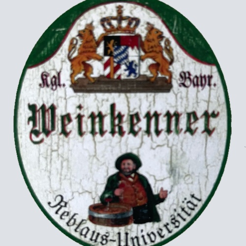 Nostalgie Holzschild Bayern Königlich Bayerischer Weinkenner Reblaus Uni Schild