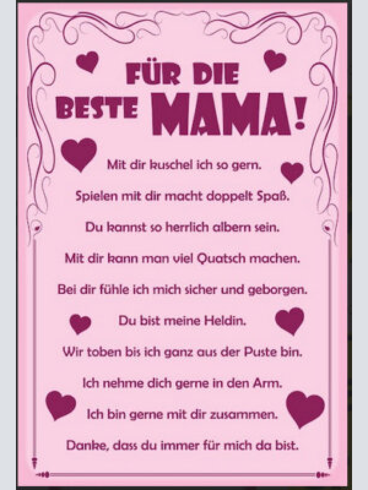 Nostalgie schild familie für den beste mama 12x18/ 20x30 /30 x 40 blech od.holz