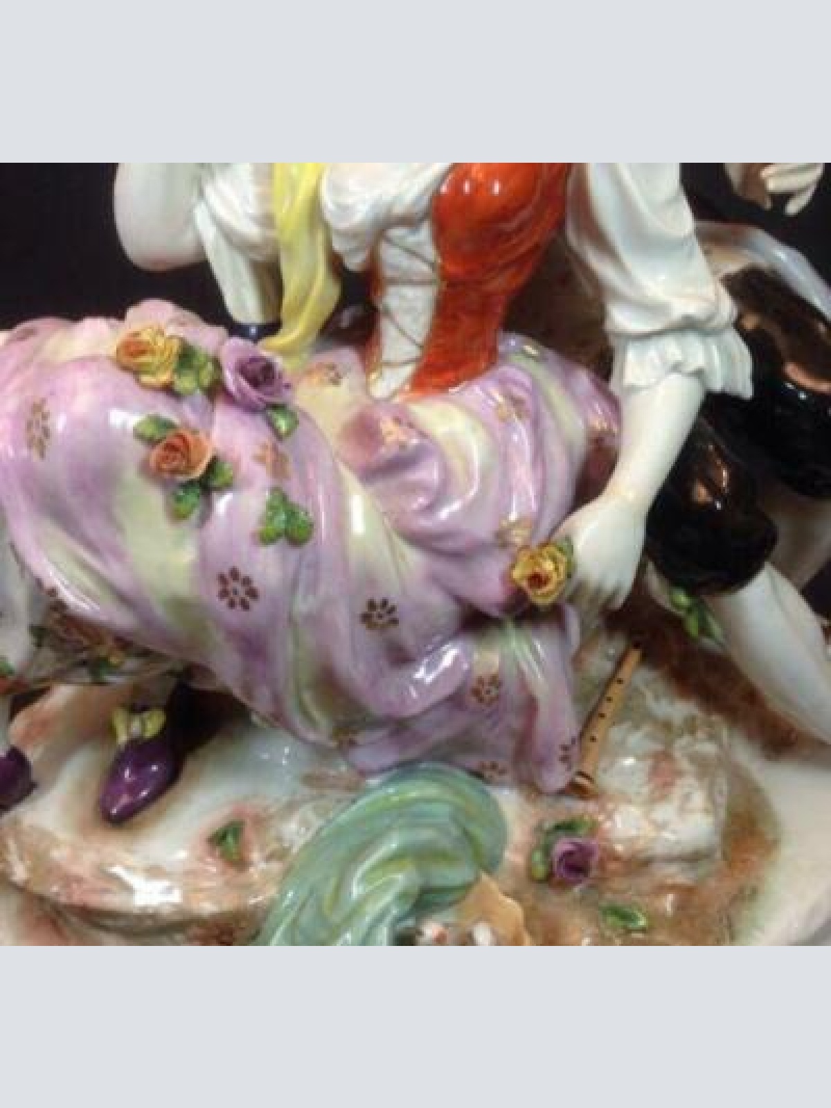 Ludwigsburg Porzellan ?  " Verliebtes Paar " um 1820 28 x 27 cm  12614