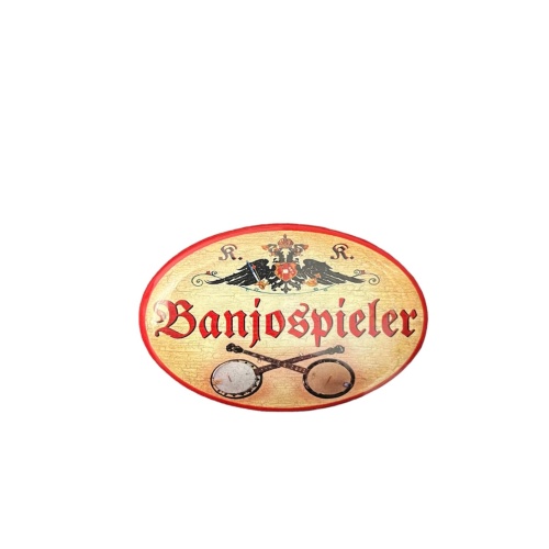 K&K Nostalgie Flaschenöffner Banjo Magnet Banjospieler 7x4,5cm