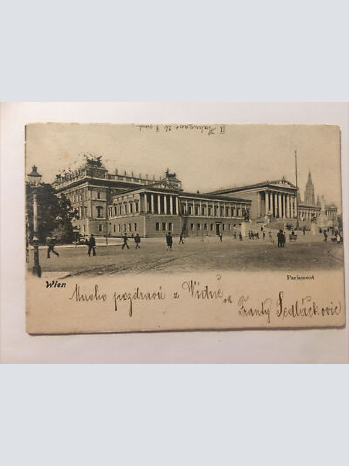 Wien Parlament um 1900 30089 RU