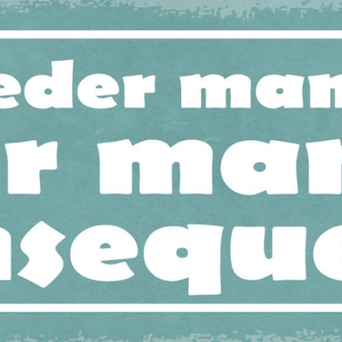 Schild Entweder Man Lebt Oder Man Ist Konsequent Leben 27x10 Blech od.Holz