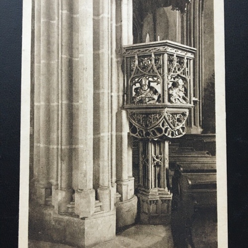 Eggenburg - Kanzel in der Stadtpfarrkirche - Niederösterreich 400233 TH F