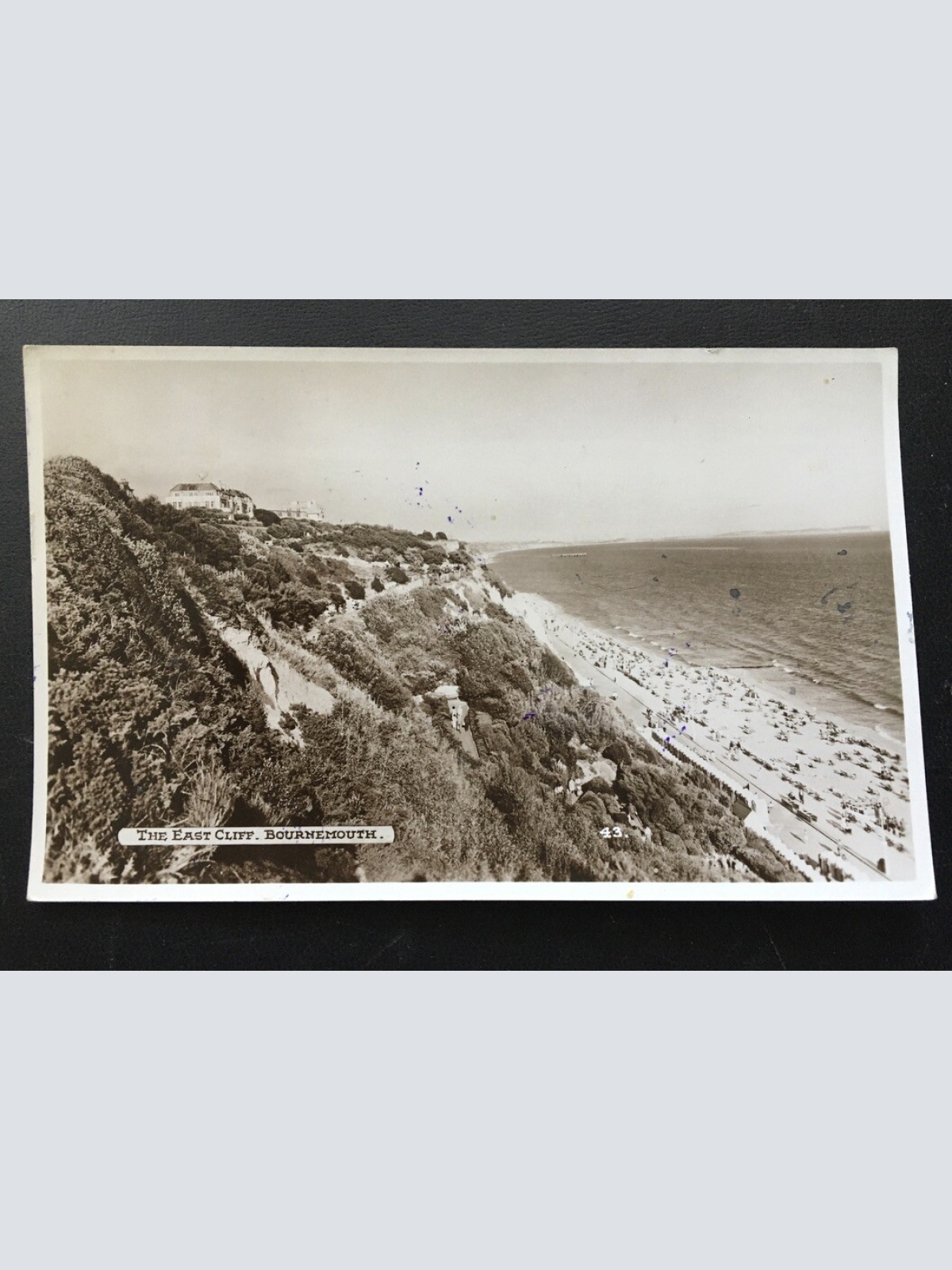 Bournemouth - The East Cliff - Meer Küste - England Großbritannien 400311 TH F