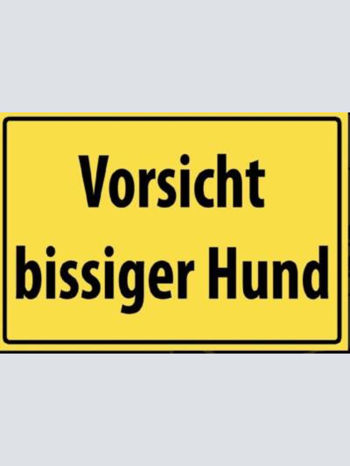 Schild vorsicht bissiger hund hinweis hunde   12x18/20x30/30x40 blech oder holz