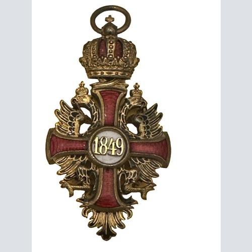 Kaiser Franz Josef Orden Ritterkreuz  Böhm Ohne Etui Sehr Guter Zustand