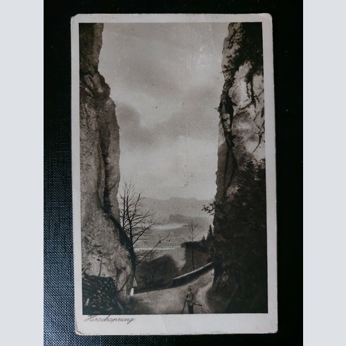 Hirschsprung Tal Felsen Jäger Bäume 402505 WM A