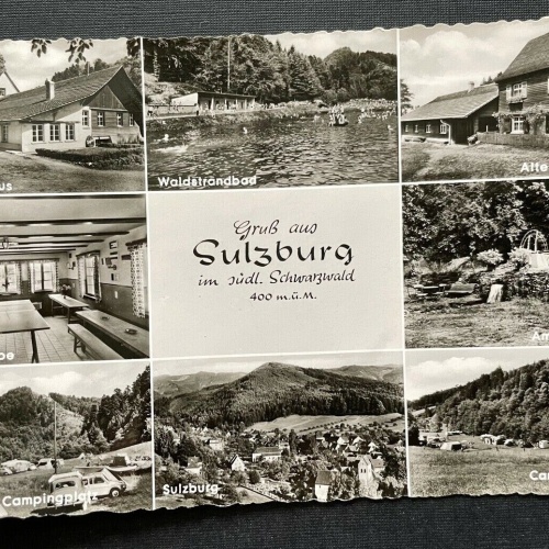 Gruss Sulzburg Stadt Collage Schwarzwald Baden-Württemberg Deutschland 410141 C