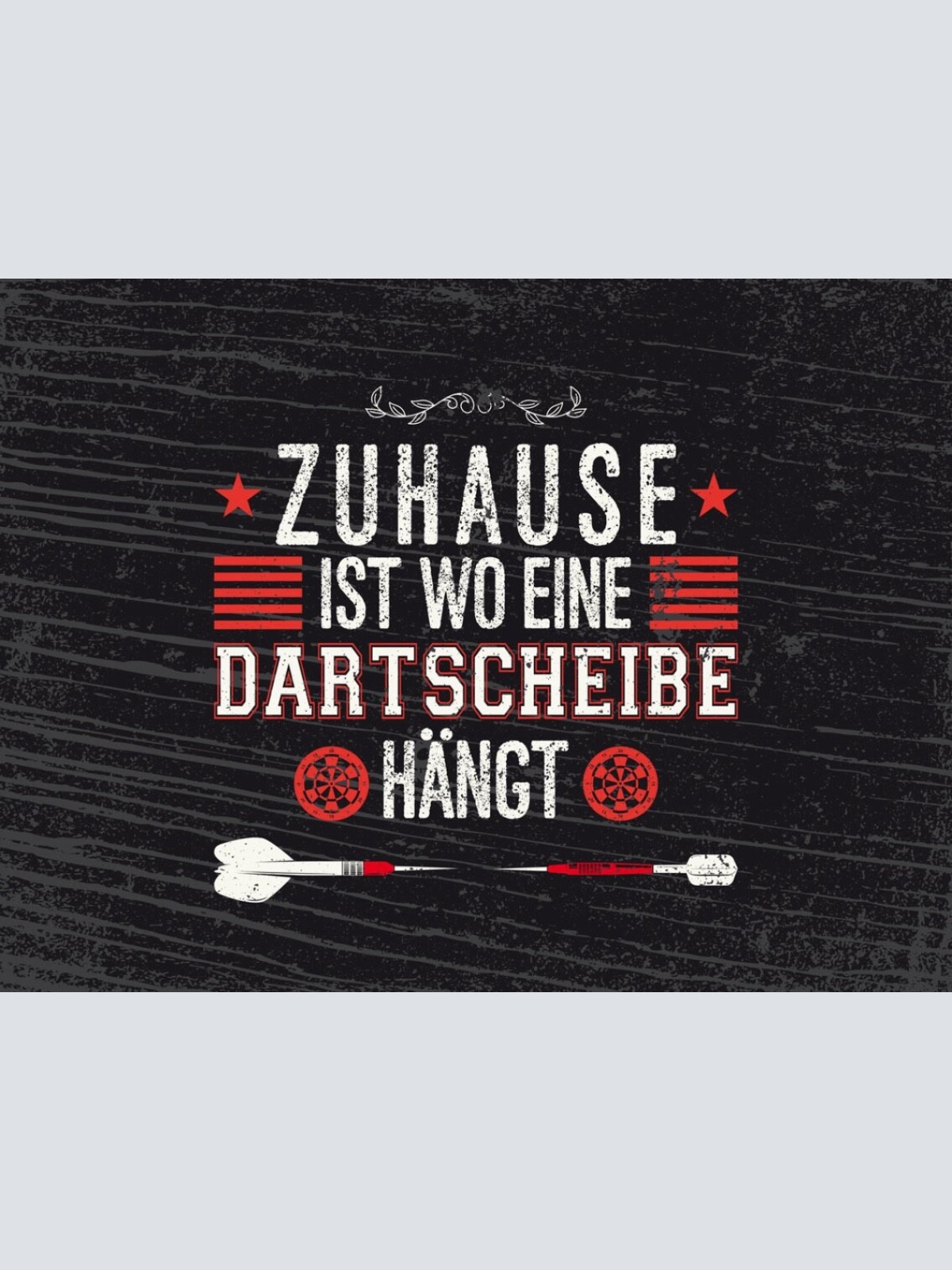 Schild Zuhause Ist Wo Eine Dart Scheibe Hängt Spiel 12x18 20x30 30x40 Blech/Holz