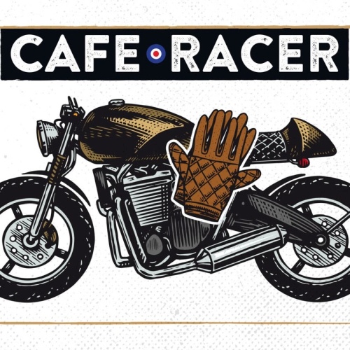 Schild Cafe Racer UK Motorrad Bike Moped Biker 12x18 20x30 30x40 Blech/Holz