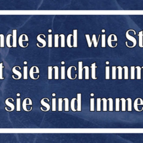 Schild Freunde Sind Wie Sterne Du Kannst Sie Nicht Immer Sehen Sie Sind Immer Da
