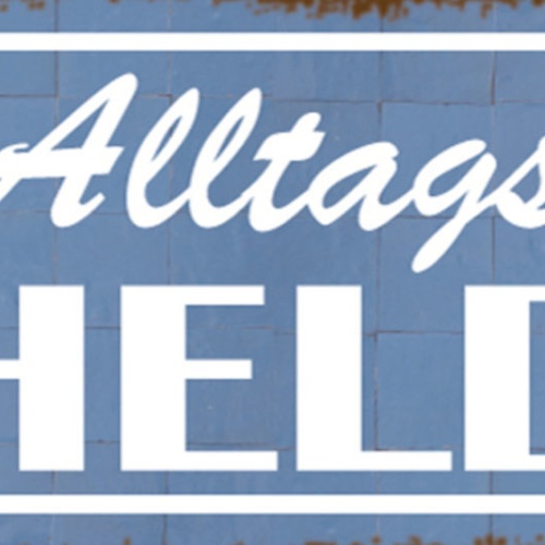 Schild Alltagsheld Alltag Held Hero Einerlei Beruf Leben 27 x 10 Blech od. Holz