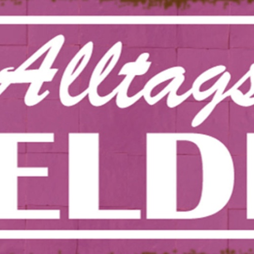 Schild Alltagsheldin Alltag Heldin Einerlei Beruf Leben 27 x 10 Blech od. Holz