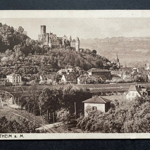 Wertheim am Main Stadt Fluss Burg Brücke Baden-Württemberg Deutschland 400457 F