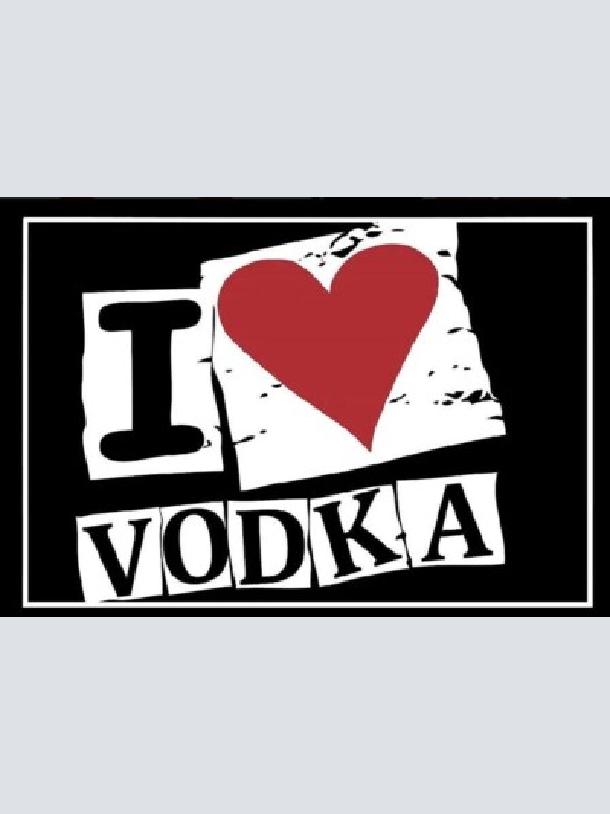 Schild  i love vodka bar pub restaurant 12x18/20x30/30x40 blech oder holz