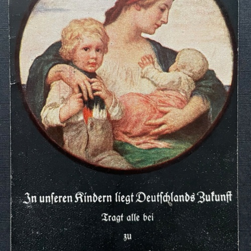 Unsere Kinder Zukunft Säugling Kinder Schutz Mutter Deutschland Krieg 400421 TH