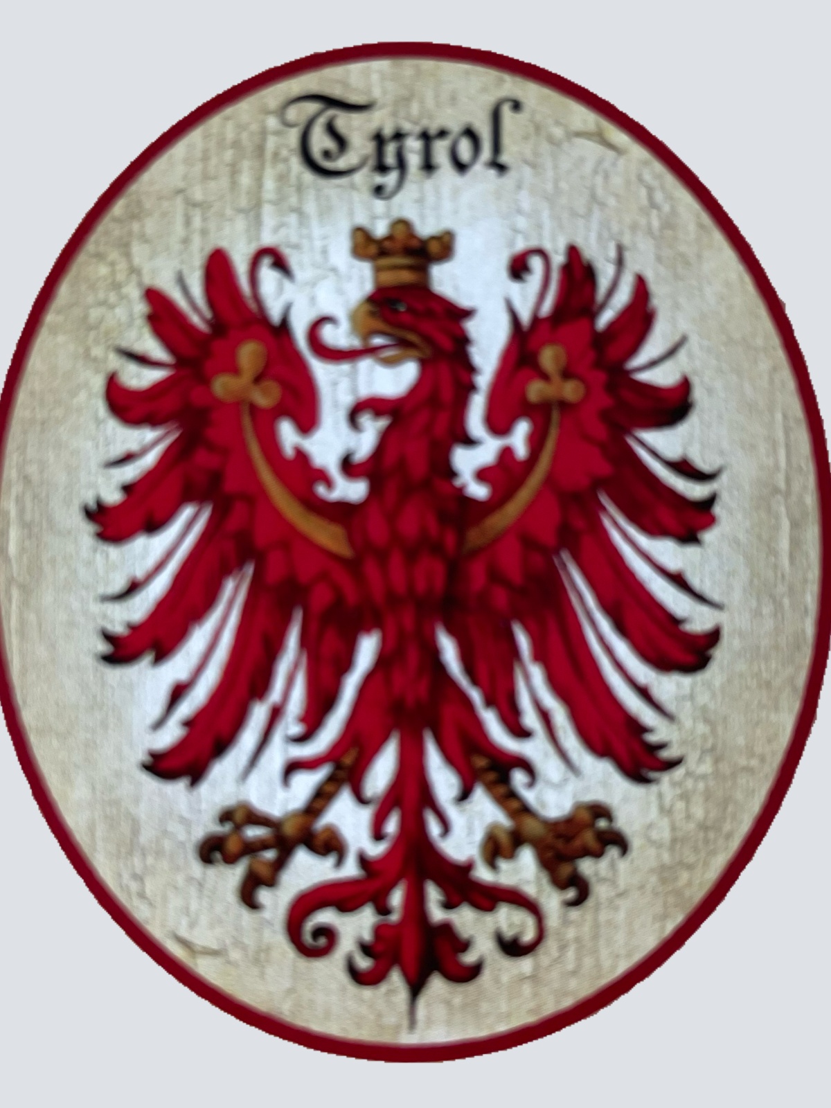 Nostalgie Holzschild Tirol Tyrol Wappen Österreich Schild