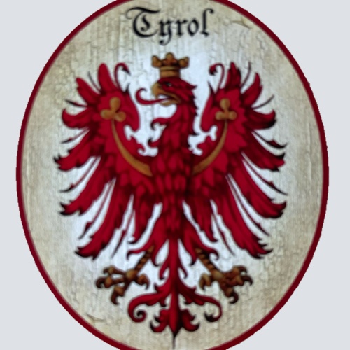 Nostalgie Holzschild Tirol Tyrol Wappen Österreich Schild