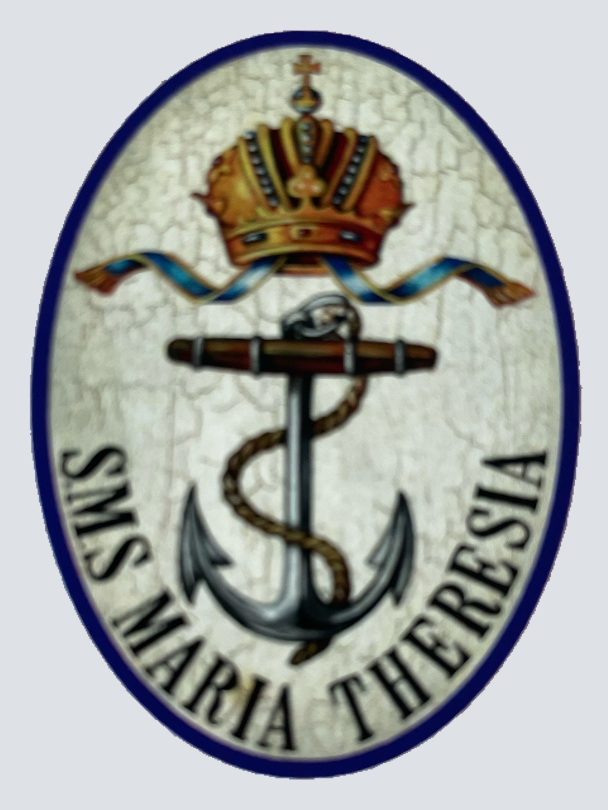 KuK Nostalgie Holzschild SMS Maria Theresia Schiff Panzerkreuzer Marine Schild