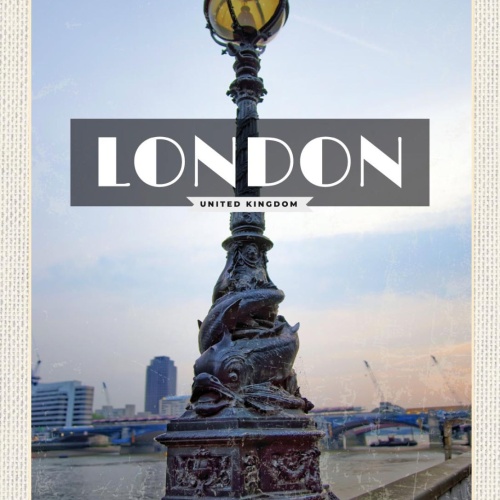 Schild London England UK Großbritannien Laterne 12x18 20x30 30x40 Blech od. Holz