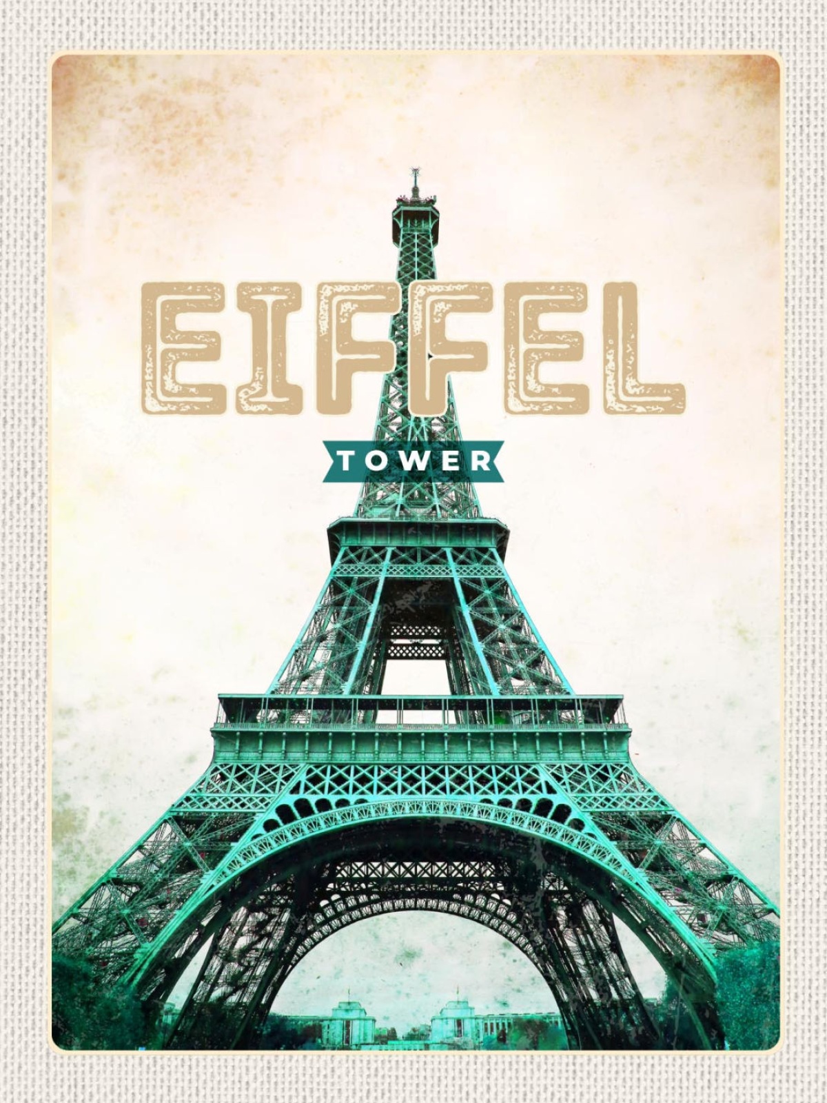Schild Eiffel Tower Turm France Paris Frankreich 12x18 20x0 30x40 Blech od. Holz