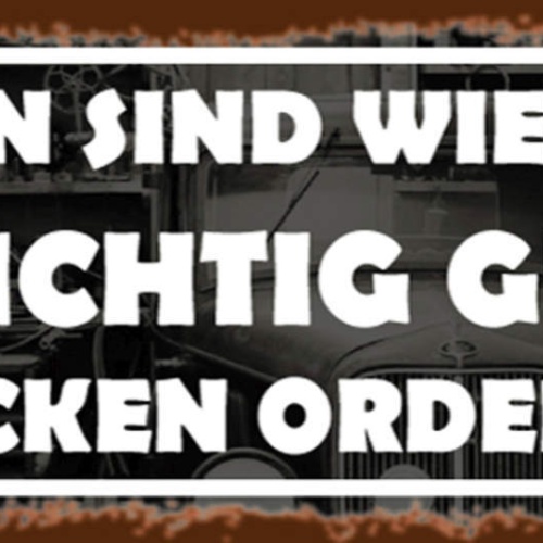 Schild Frauen Sind Wie Autos Die Richtig Geilen Schlucken Ordentlich 27x10