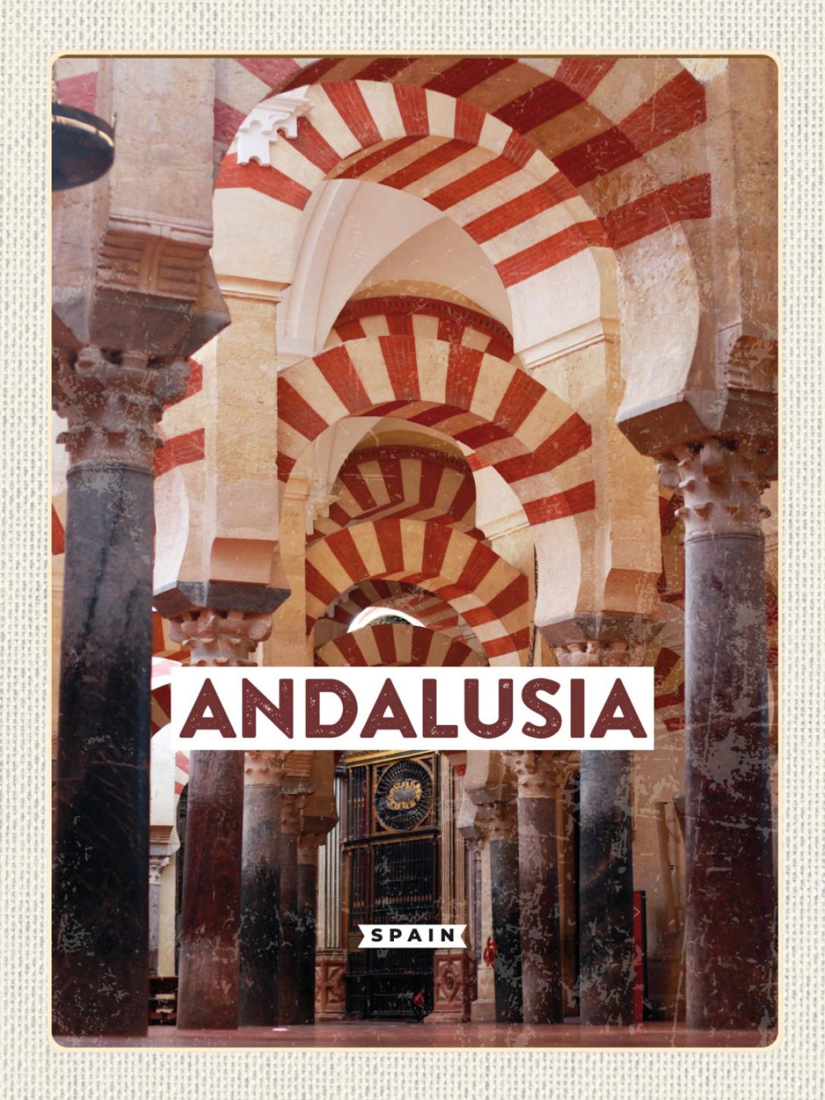 Schild Andalusia Spain Andalusien Spanien Tor 12x18 20x30 30x40 Blech od. Holz