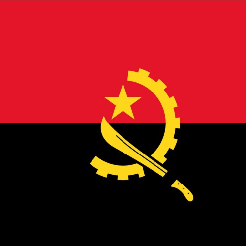 Schild Flagge Angola Afrika Fahne 12x18 / 20x30 / 30x40 Blech od. Holz