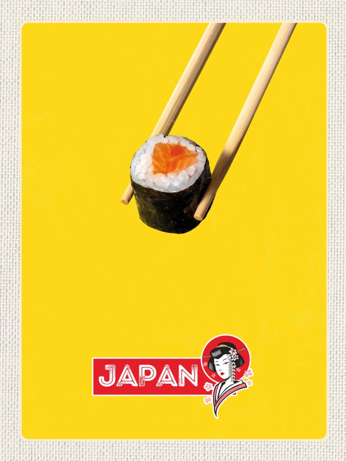 Schild Japan Sushi Fisch Stäbchen Essen Spezialität 12x18 20x30 30x40 Blech/Holz
