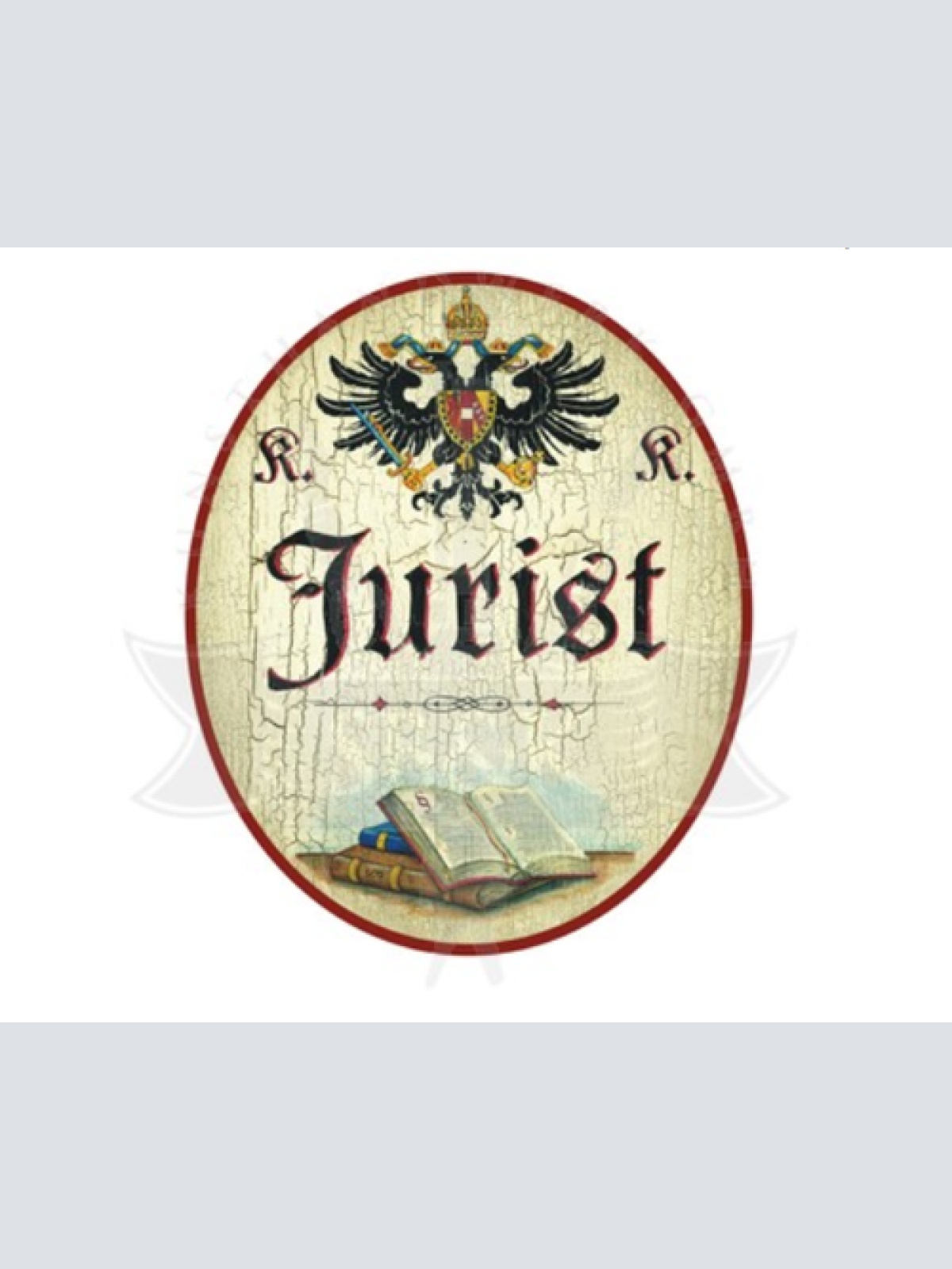 KuK Nostalgie Holzschild Jurist