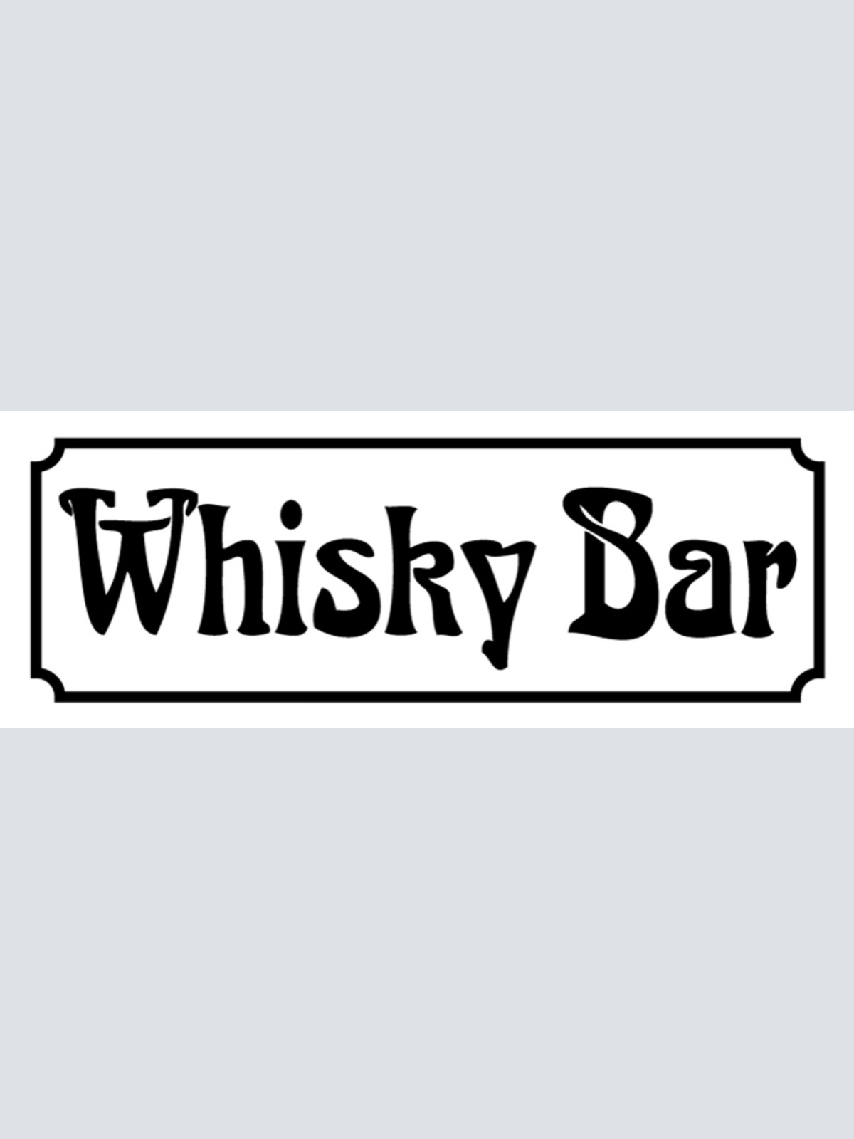 Schild Whisky Bar Whiskey Alkohol Lokal Straße Ort Platz 27x10 Blech od.Holz