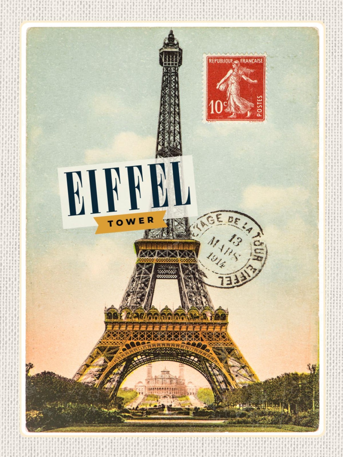 Schild Eiffel Tower Turm France Paris Frankreich 12x18 20x0 30x40 Blech od. Holz