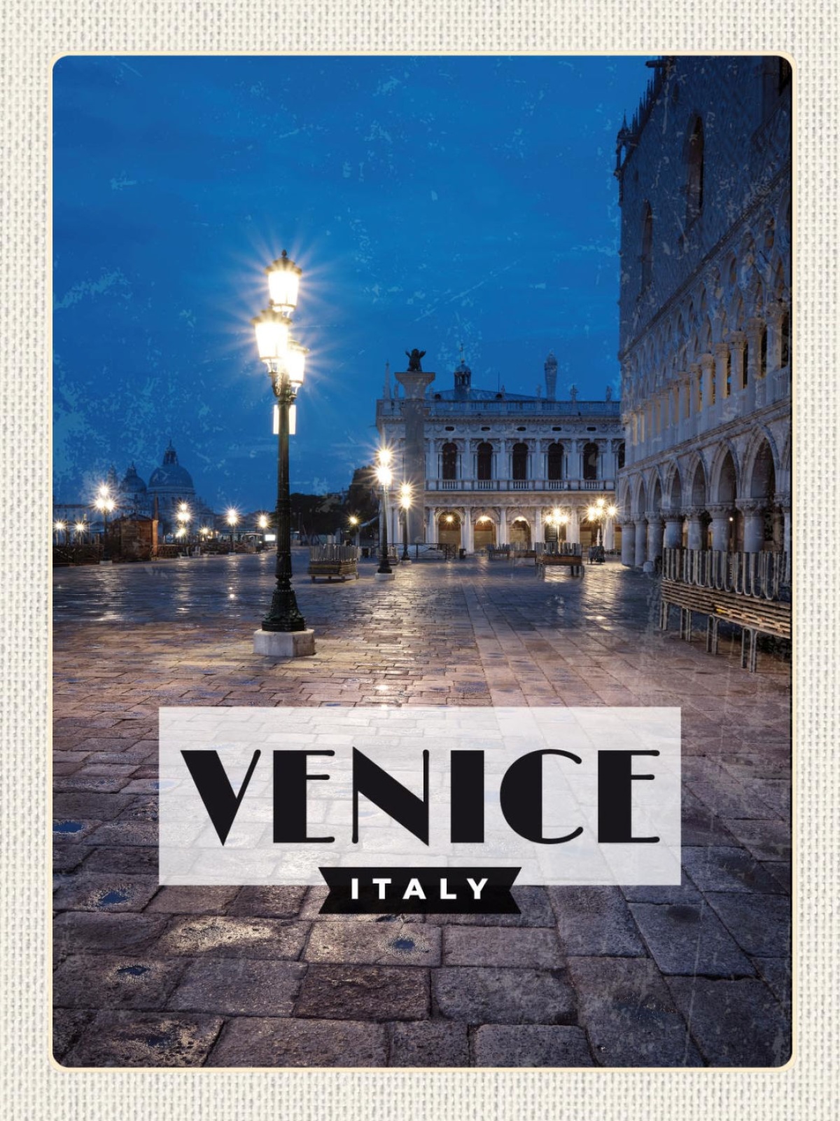 Schild Venice Italy Venedig Italien Dogenpalast 12x18 20x30 30x40 Blech/Holz