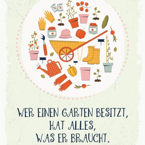 Schild Wer Einen Garten Besitzt Hat Was Er Braucht 12x18 20x30 30x40 Blech/Holz