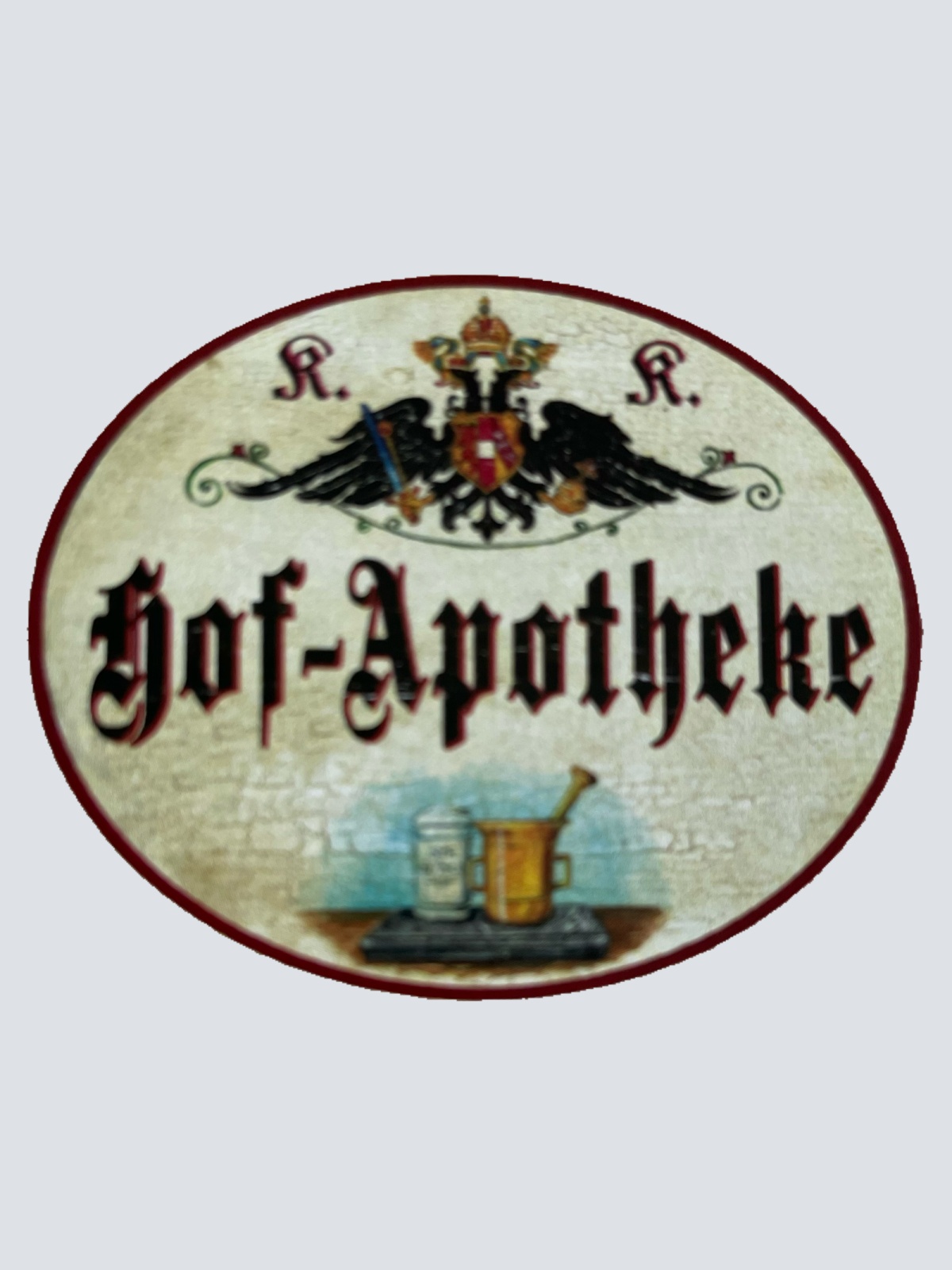 KuK Nostalgie Holzschild Hof-Apotheke Pharmazie Apotheker Apotheke Schild
