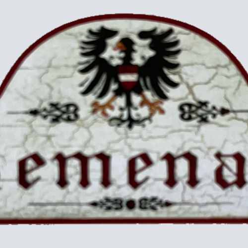 Nostalgie Holzschild Kemenate Kaminzimmer Kamin Wohngemach KuK Schild