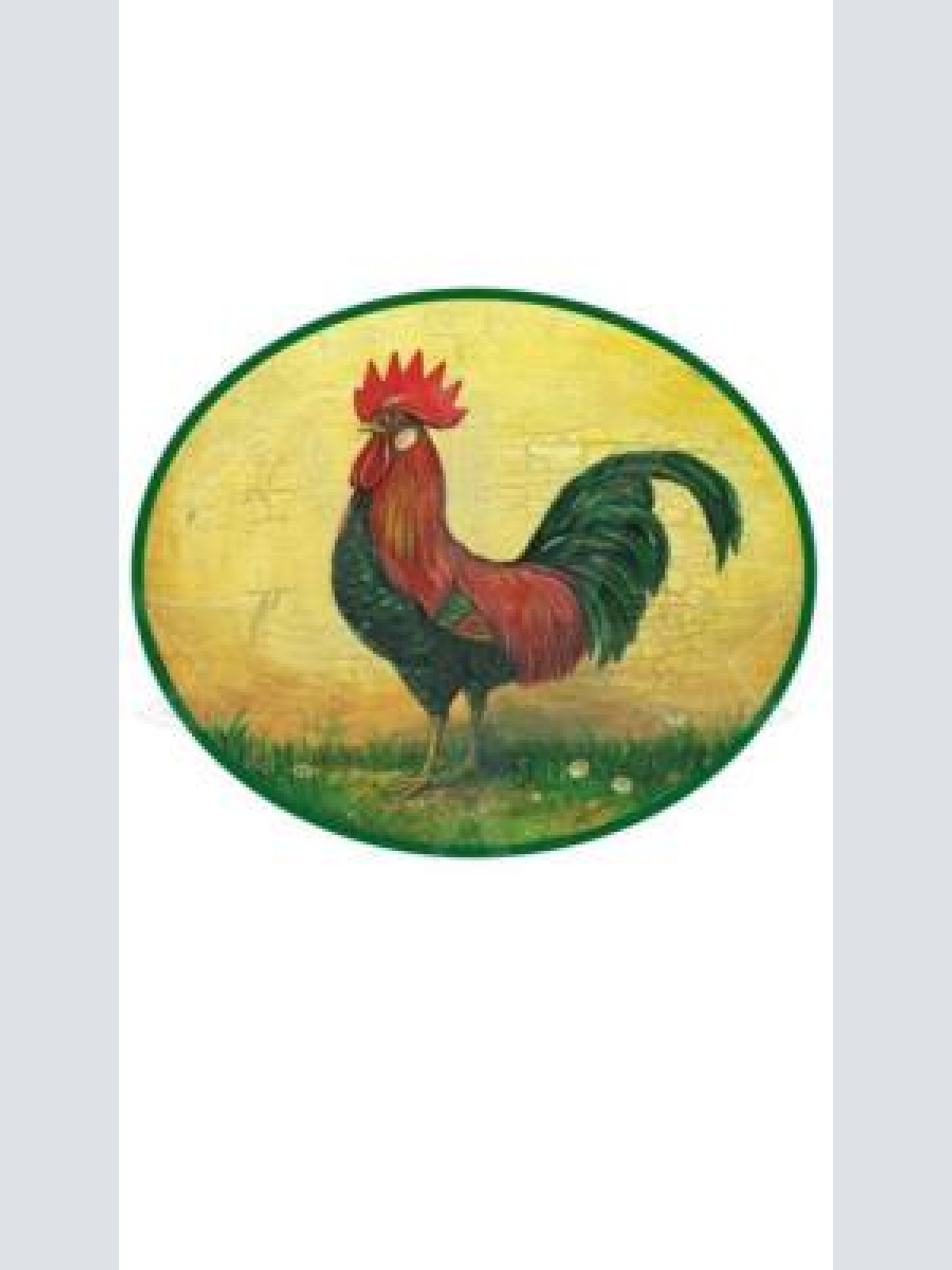 Kuk nostalgie holzschild "hahn"