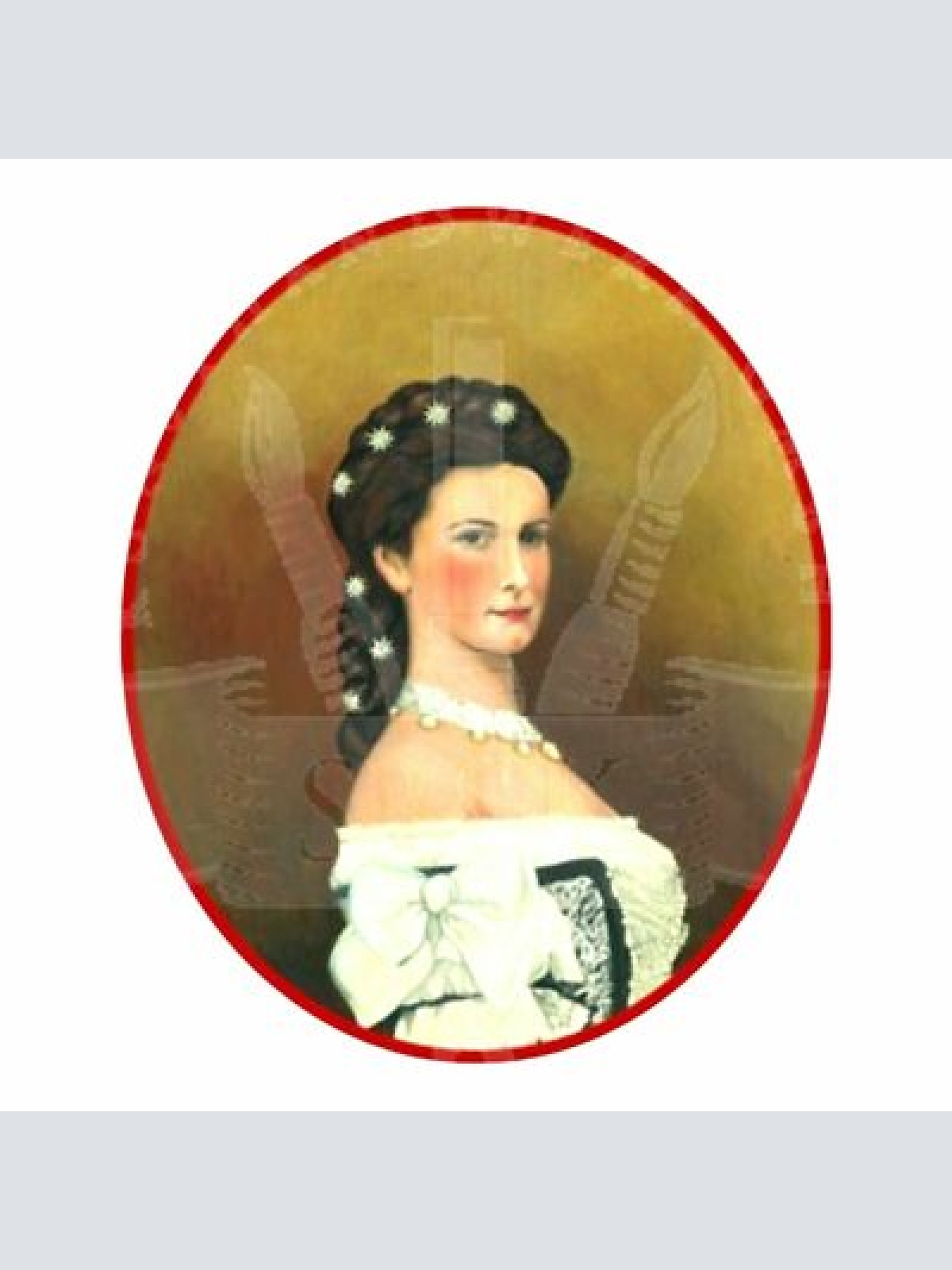 KuK Nostalgie Holzschild Schild Kaiserin Elisabeth Sissy