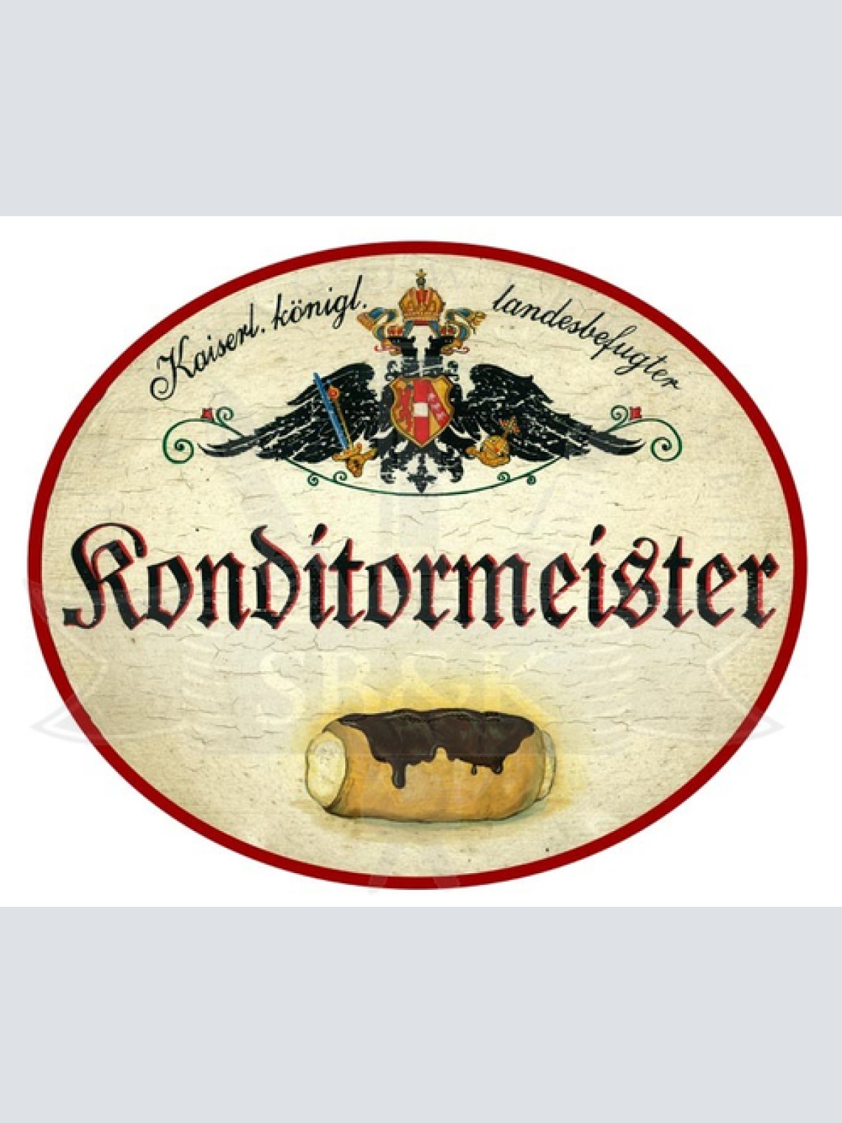 KuK Nostalgie Holzschild Konditormeister